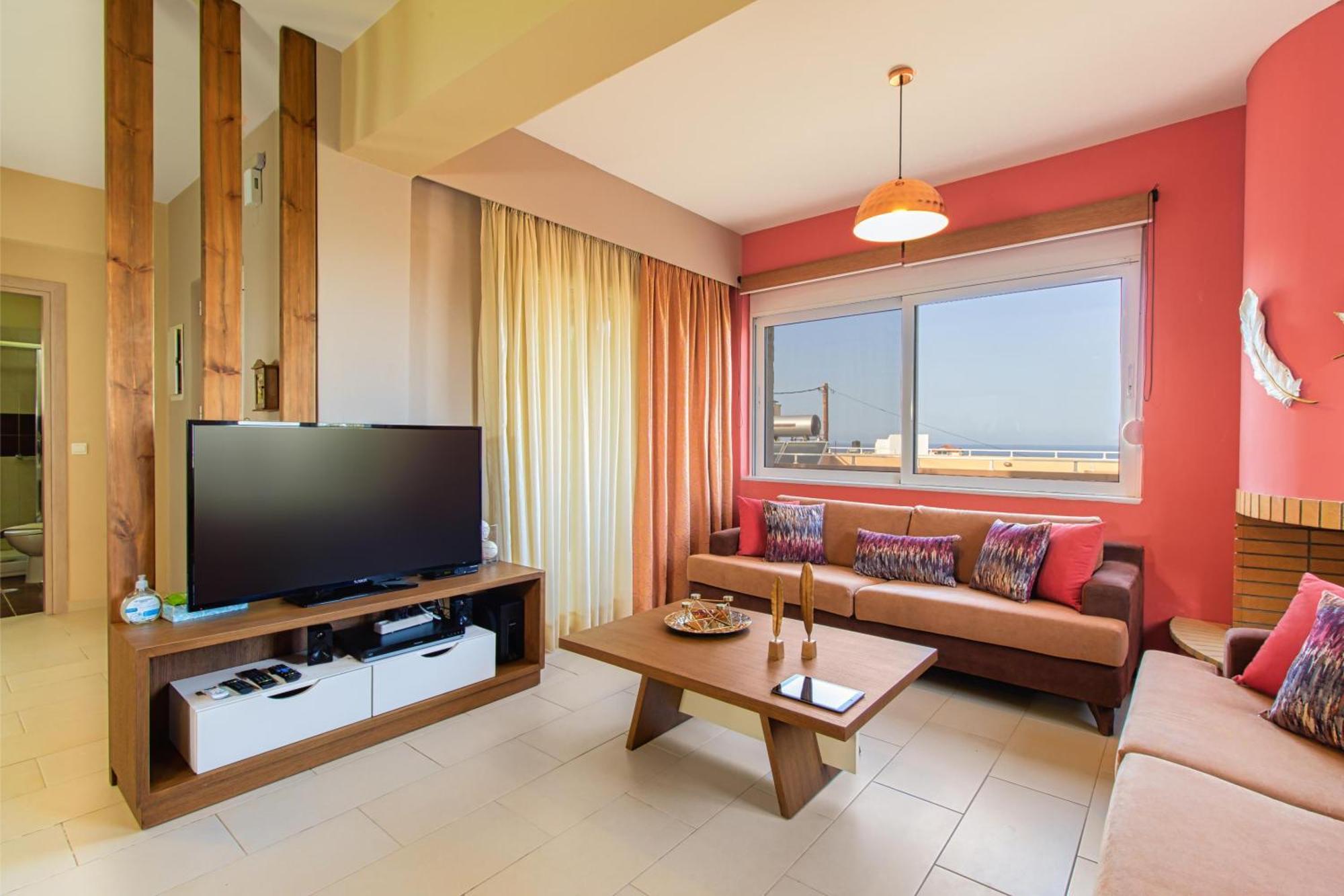 Theo Villas With Sea View Marathokefala Bilik gambar
