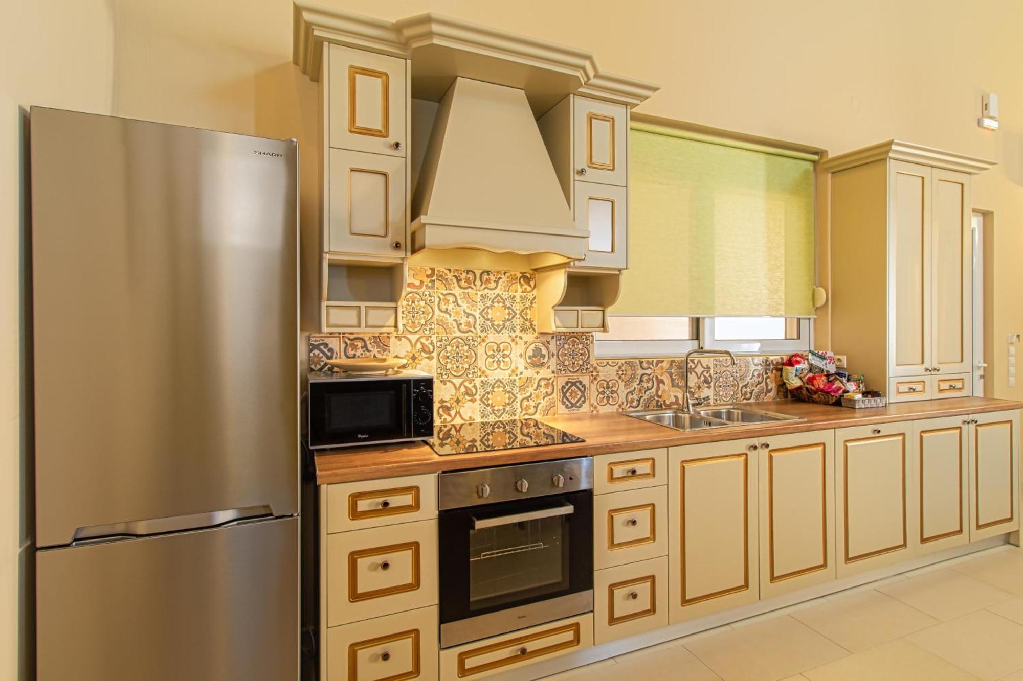 Theo Villas With Sea View Marathokefala Bilik gambar