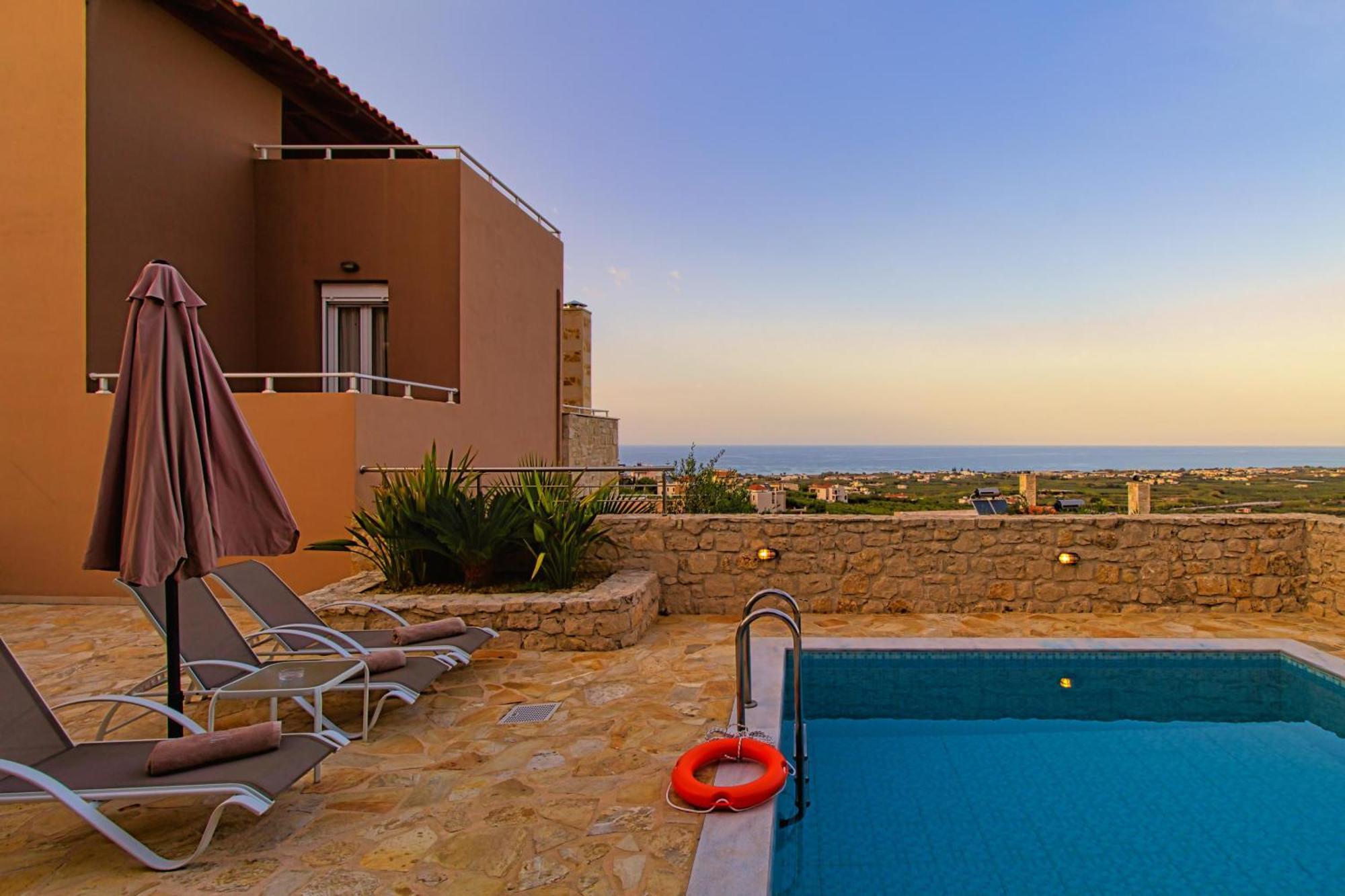Theo Villas With Sea View Marathokefala Luaran gambar