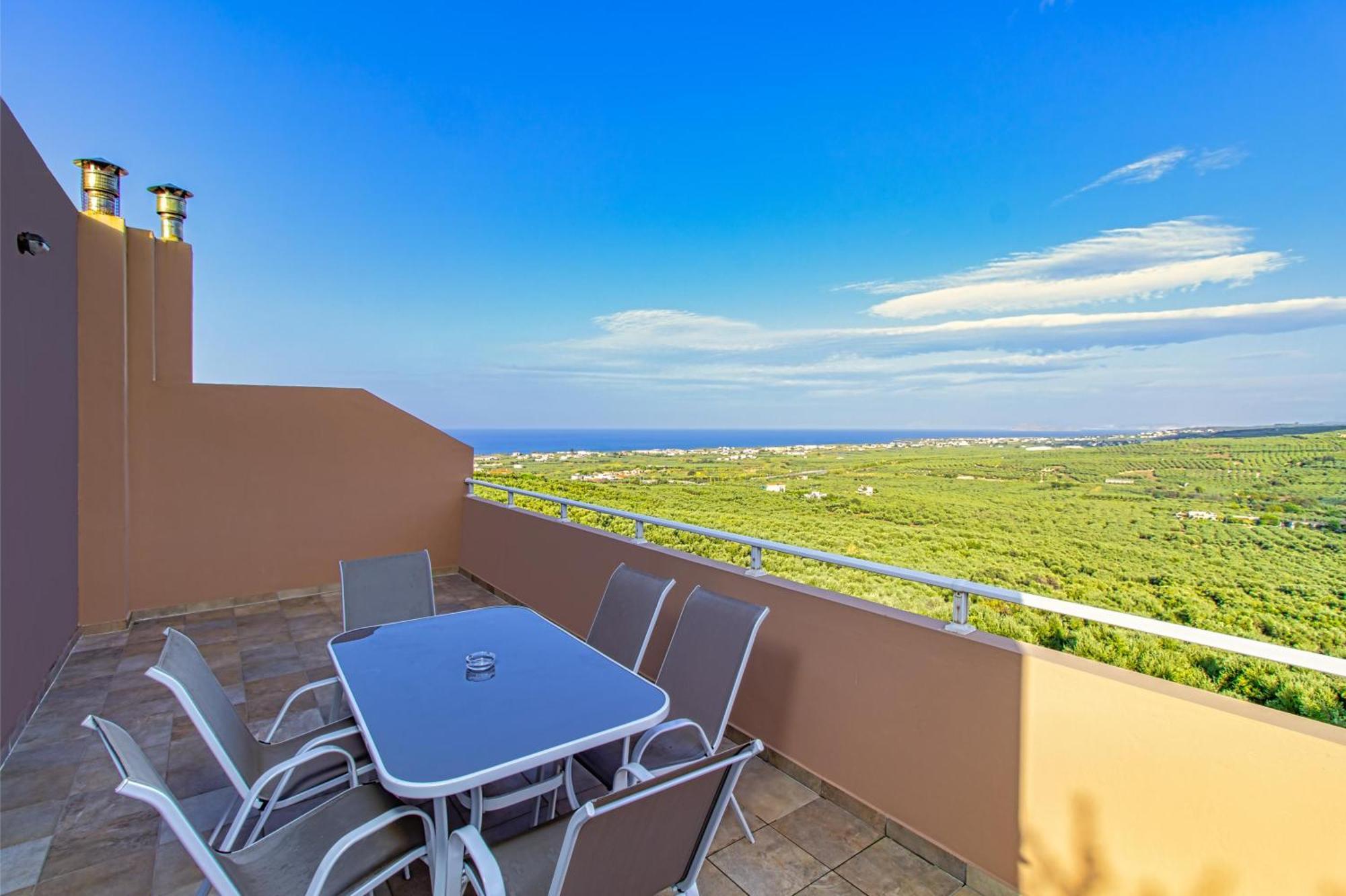 Theo Villas With Sea View Marathokefala Bilik gambar