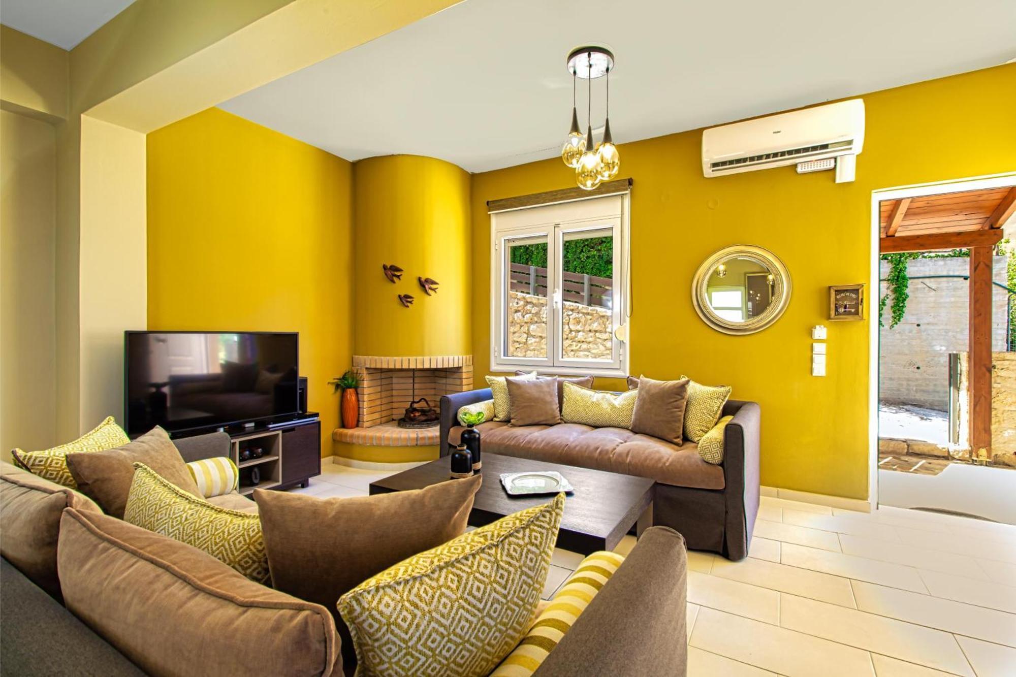 Theo Villas With Sea View Marathokefala Bilik gambar