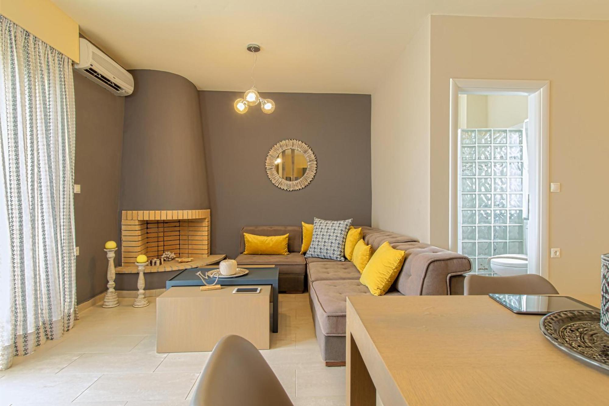 Theo Villas With Sea View Marathokefala Bilik gambar