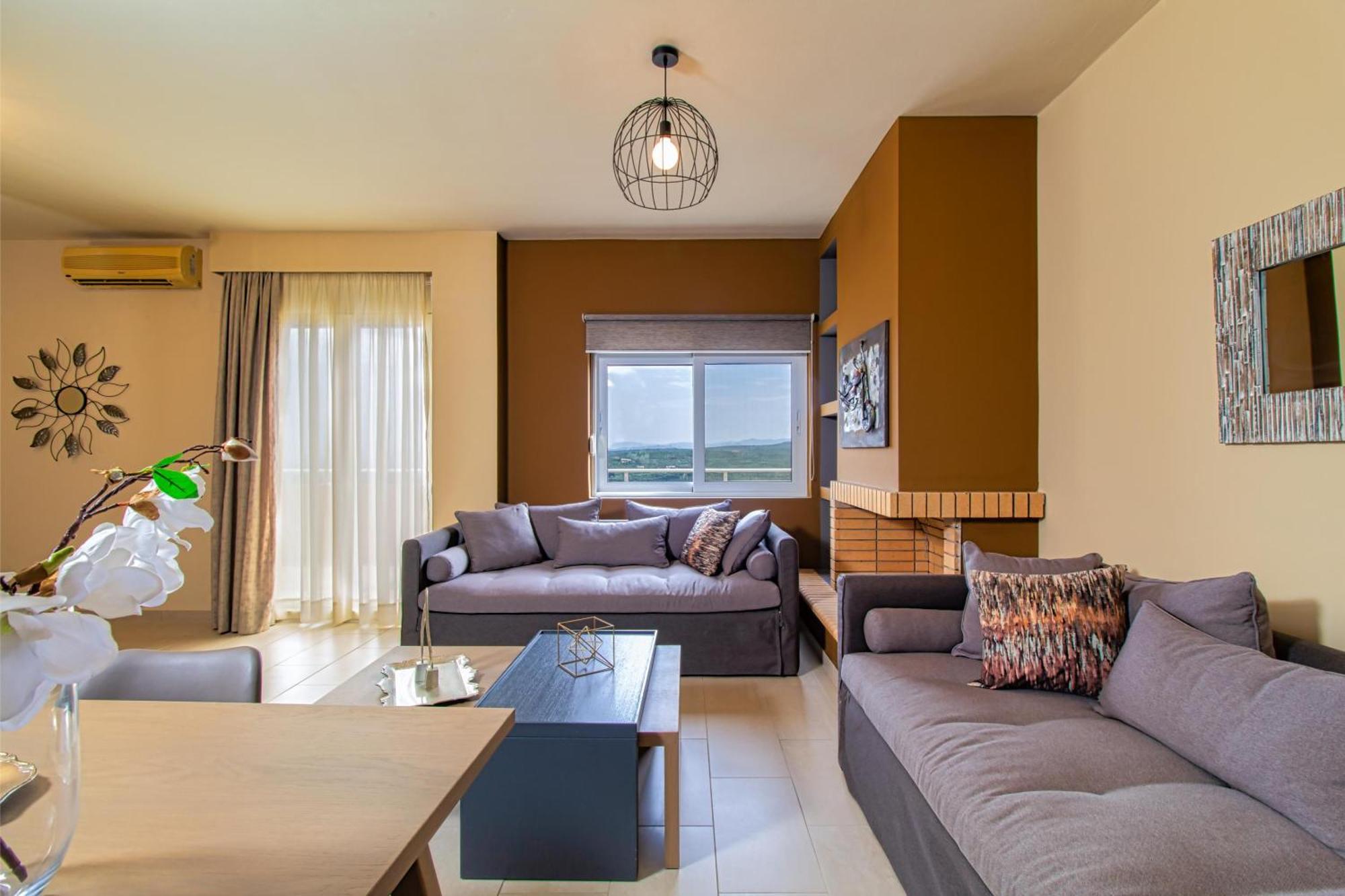 Theo Villas With Sea View Marathokefala Bilik gambar