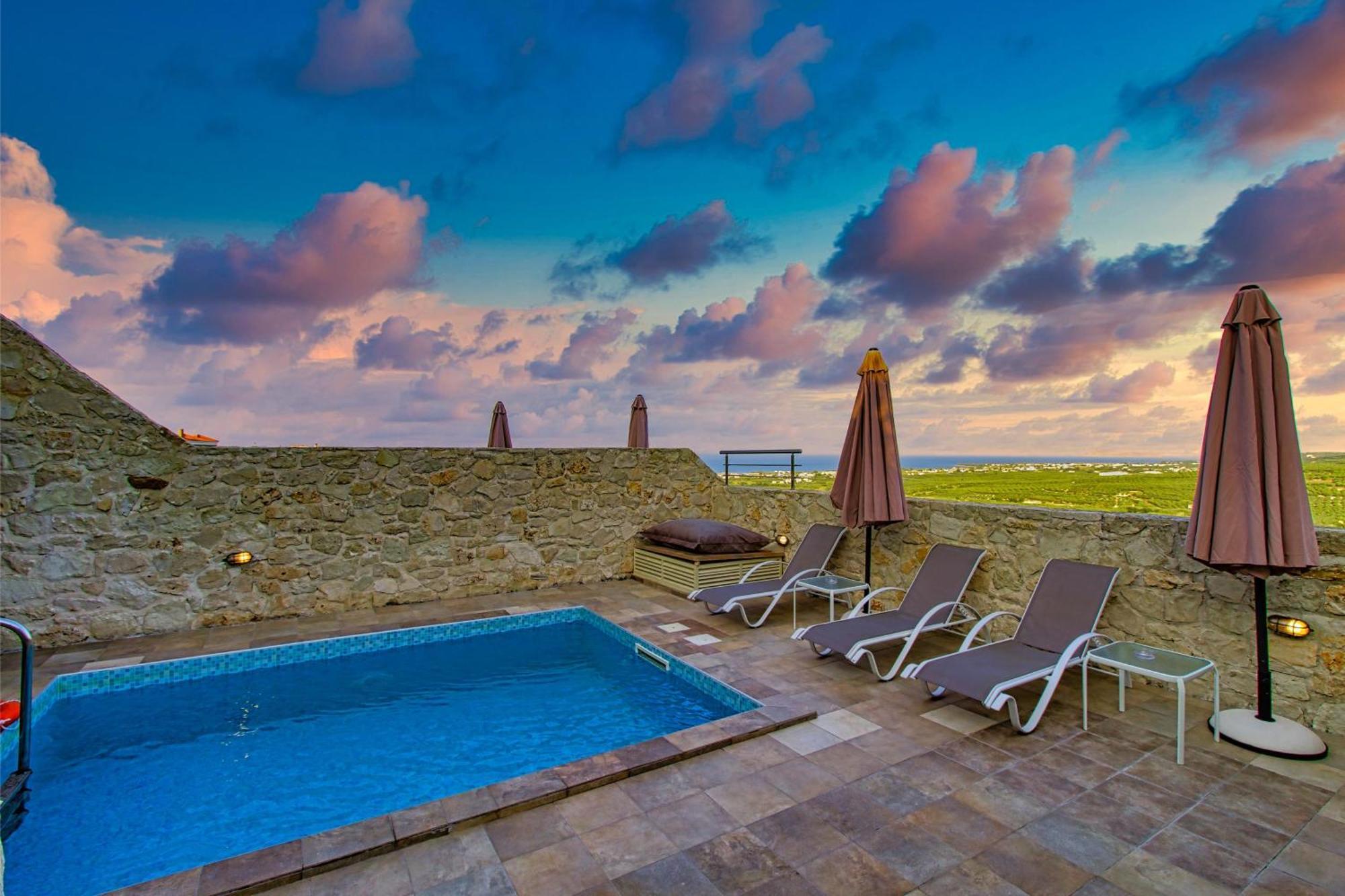 Theo Villas With Sea View Marathokefala Luaran gambar
