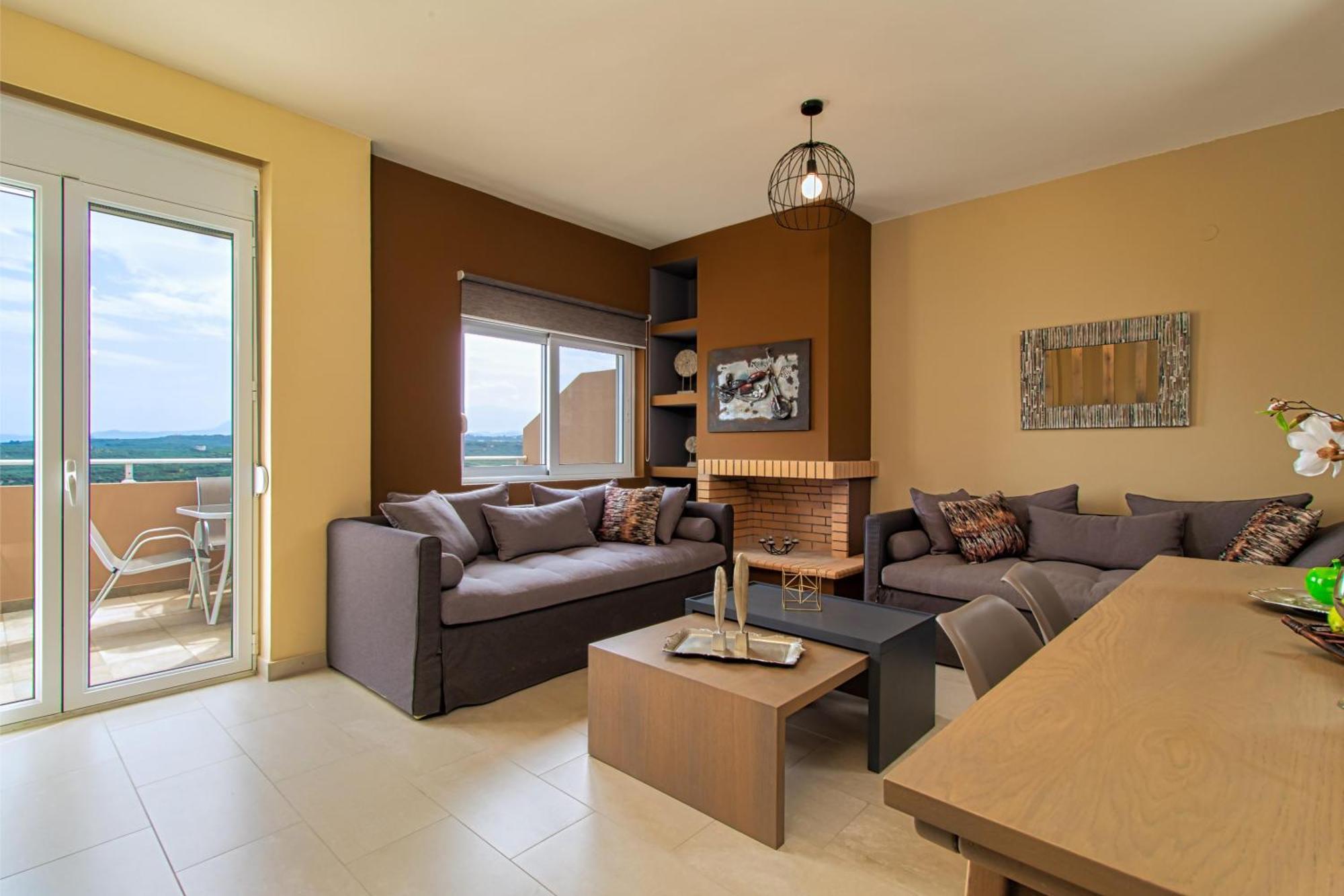 Theo Villas With Sea View Marathokefala Bilik gambar